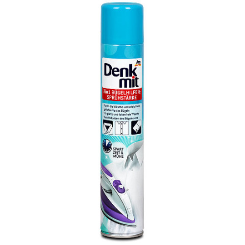 Спрей для підкрохмалювання та полегшення прасування тканин Denkmit 2 в 1 500 мл Спрей для підкрохмалювання та полегшення прасування тканин Denkmit 2 в 1 500 мл